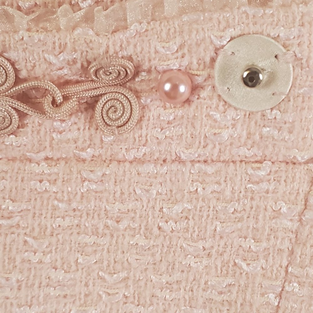 AUTHENTIC VINTAGE  ESCADA PINK TWEED JACKET - Picture 4 of 7